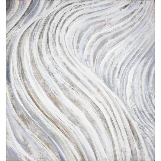 Phyllite - 528724 by Livabliss in main: gray and hand painted. Made from main: canvas, frame: polystyrene in a modern style.