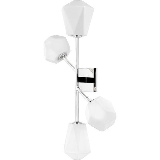 Tring 4 Light Wall Sconce by Hudson Valley. Made from steel in a modern style.