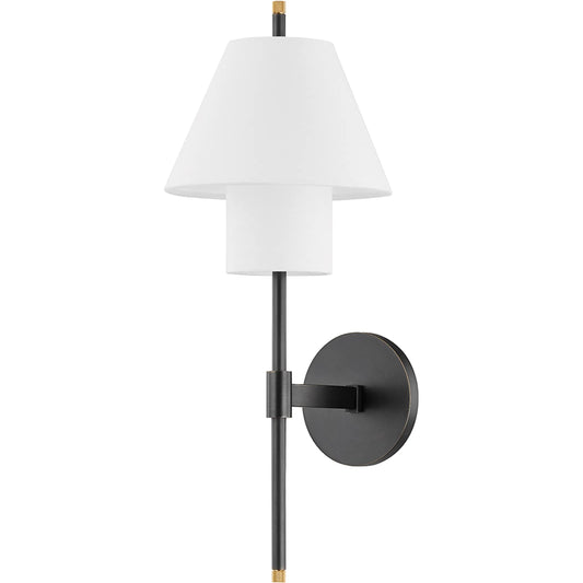 Glenmoore 1 Light Wall Sconce by Hudson Valley. Made from steel in a modern style.