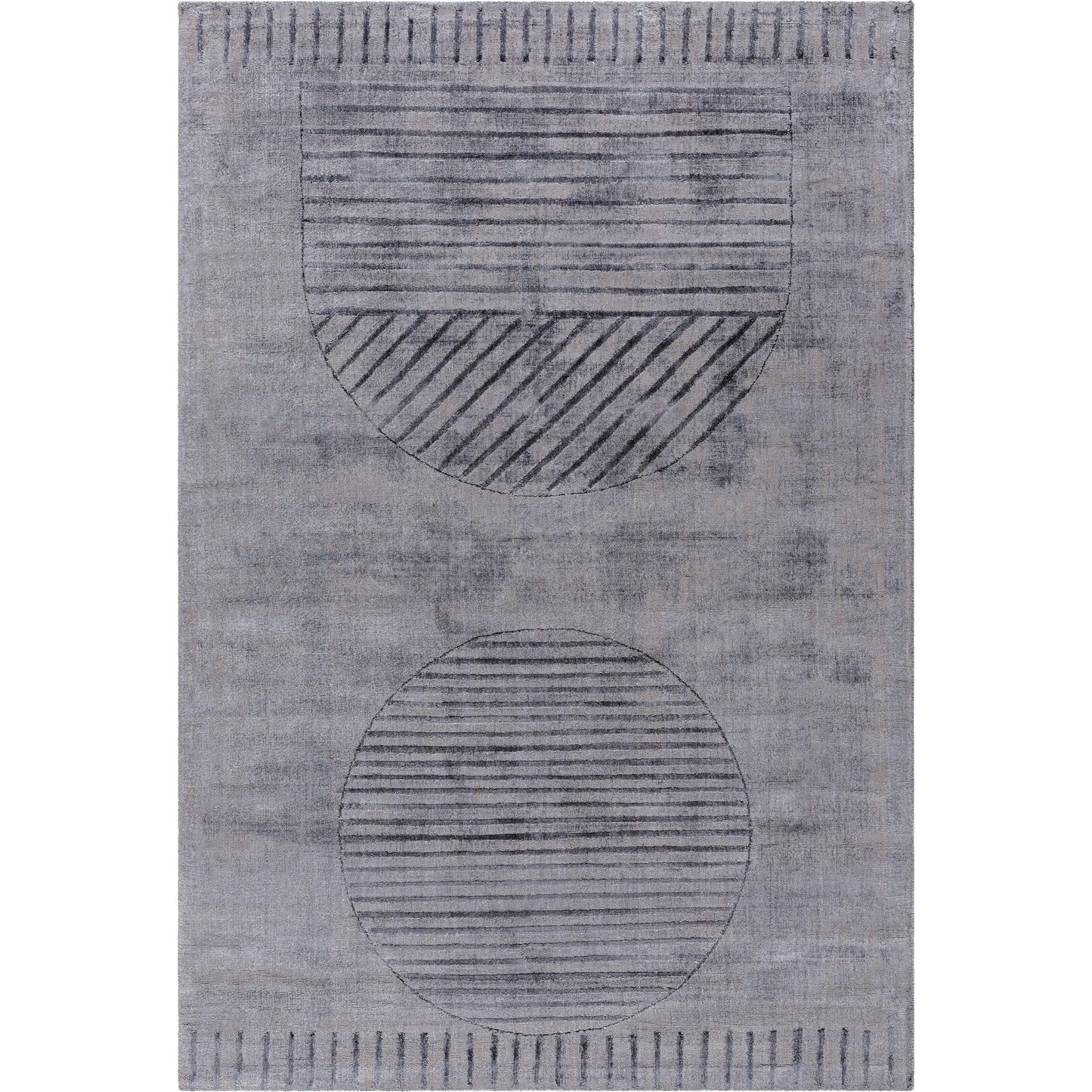 001 SI-2163232,SI-2163233,SI-2163234,SI-2163235,SI-2163236,SI-2163237 | Primary Silo | Pier Rug - 484691 by Surya in slate gray, charcoal, ash. Made from viscose in a unique style.