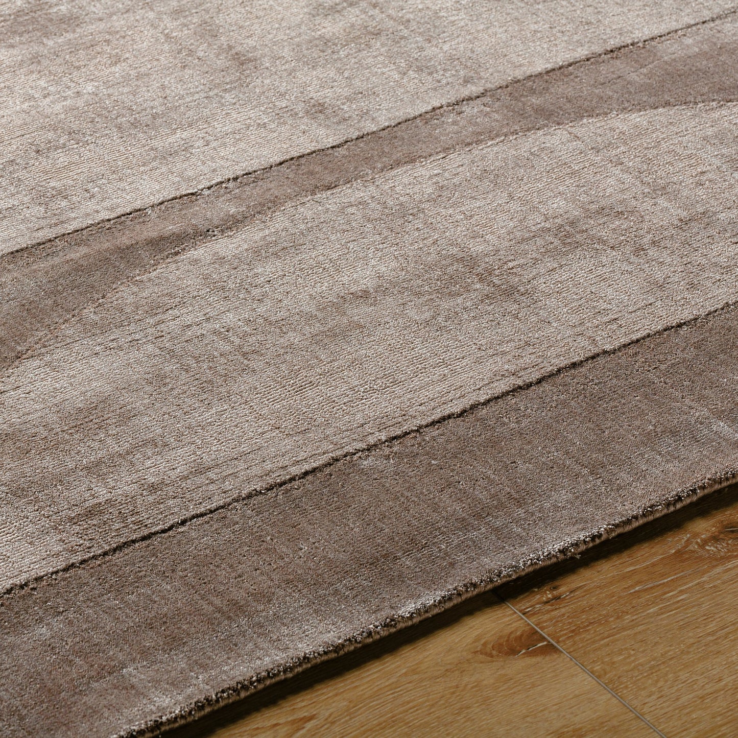 005 SI-2163238,SI-2163239,SI-2163240,SI-2163241,SI-2163242,SI-2163243 | Closeup | Pier Rug - 484702 by Surya in taupe, sandstone, mocha. Made from viscose in a unique style.