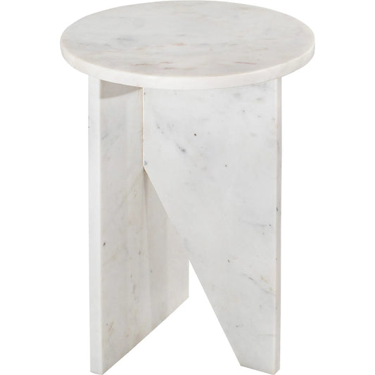 Grace Accent Table Marble by Moe's Home Collection. Made from solid marble in a modern style.