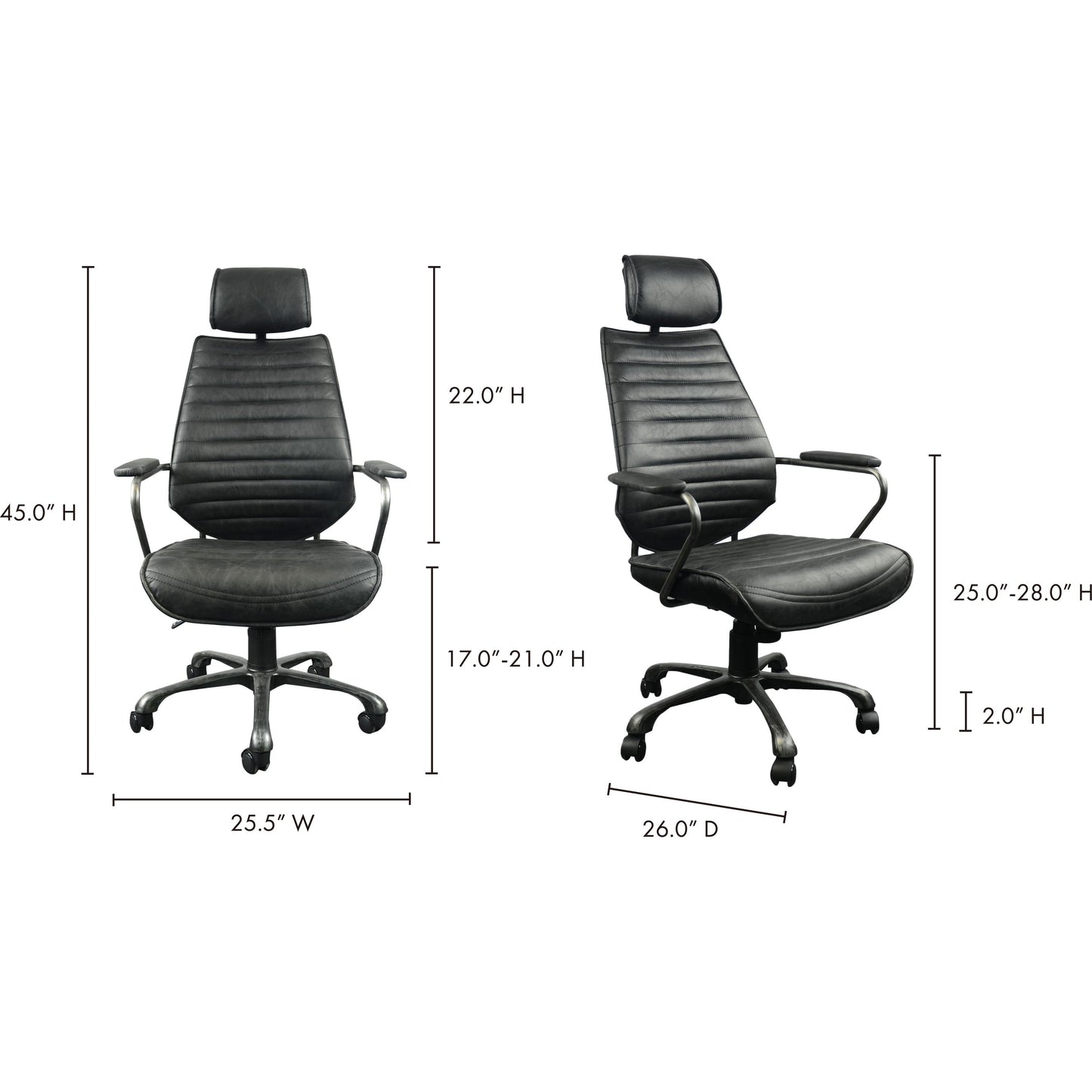 006 S-263812 | Additional Silo | Executive Office Chair by Moe's Home Collection in na. Made from unique in a modern style.