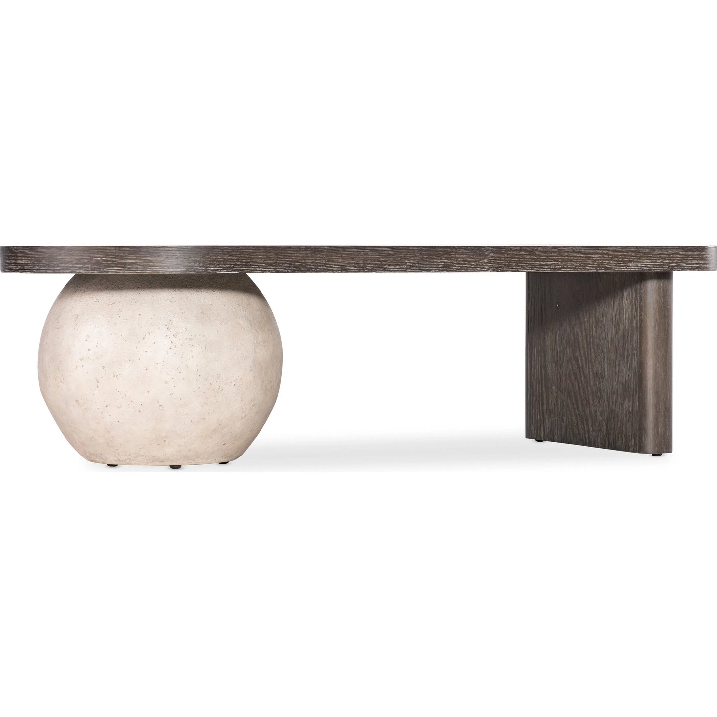 001 SI-2250745 | Primary Silo | Commerce and Market Gibbons Cocktail Bench by Hooker Furniture in dark wood and oak. Made from unique in a unique style.
