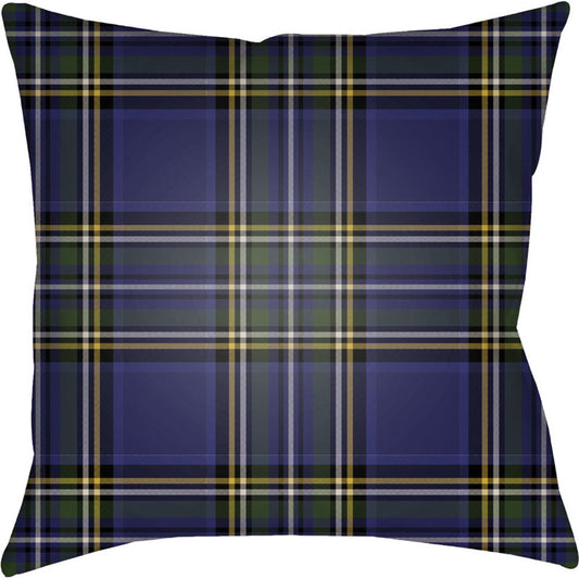 Tartan II Pillow - 6307 by Livabliss. Made from front: 100% polyester, back: 100% polyester in a traditional style.