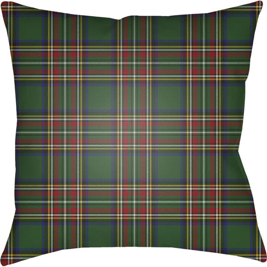 Tartan II Pillow - 6307 by Livabliss. Made from front: 100% polyester, back: 100% polyester in a traditional style.