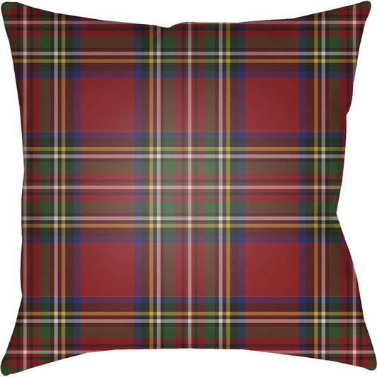 Tartan II Pillow - 6307 by Livabliss. Made from front: 100% polyester, back: 100% polyester in a traditional style.