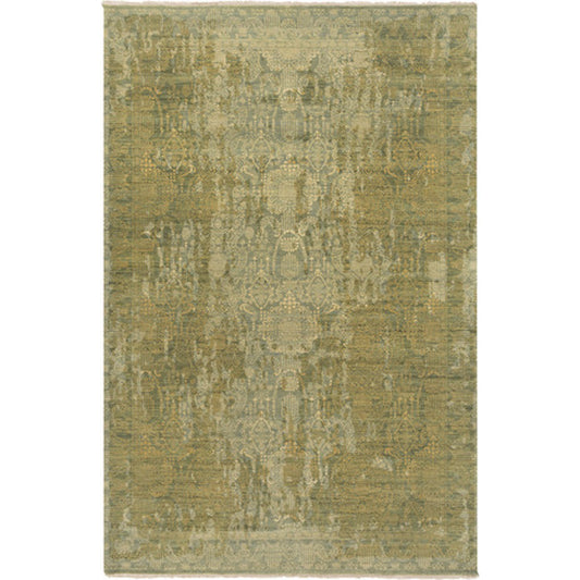 001 54411-20374,54411-20375,54411-20376,54411-20377 | Primary Silo | Palace PLC-1000 Rug by Surya in mustard, yellow, medium green. Made from 100% wool in a unique style.