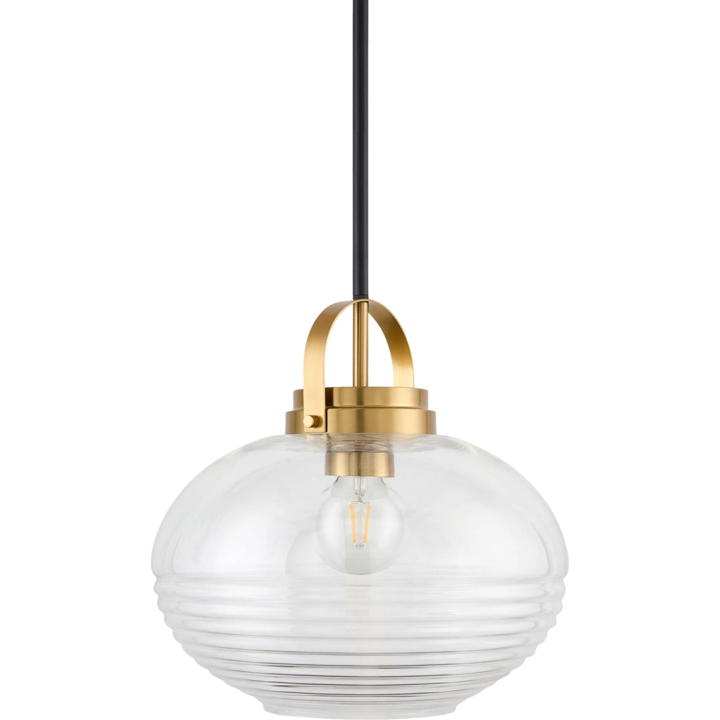 001 SI-2528697 | Primary Silo | Palamos Pendant by Livabliss in white, clear, metallic brass and metallic, electroplated. Made from iron, glass in a unique style.