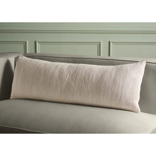 Chittenden Bolster Pillow by HedgeApple Essentials in ivory, natural. Made from cotton in a transitional style.