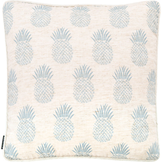 Elkhorn Pillow by HedgeApple Essentials in blue, white. Made from 100% polyester in a coastal style.