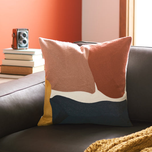 Albano Pillow by HedgeApple Essentials in multi. Made from 100% cotton, polyester in a modern style.