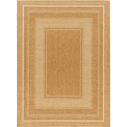 001 SI-1922304,SI-1922305,SI-1922307,SI-1922309 | Primary Silo | Pismo Beach PMB-2307 Indoor/Outdoor Rug by Livabliss in tan, amber, dark brown. Made from 100% polypropylene in a unique style.