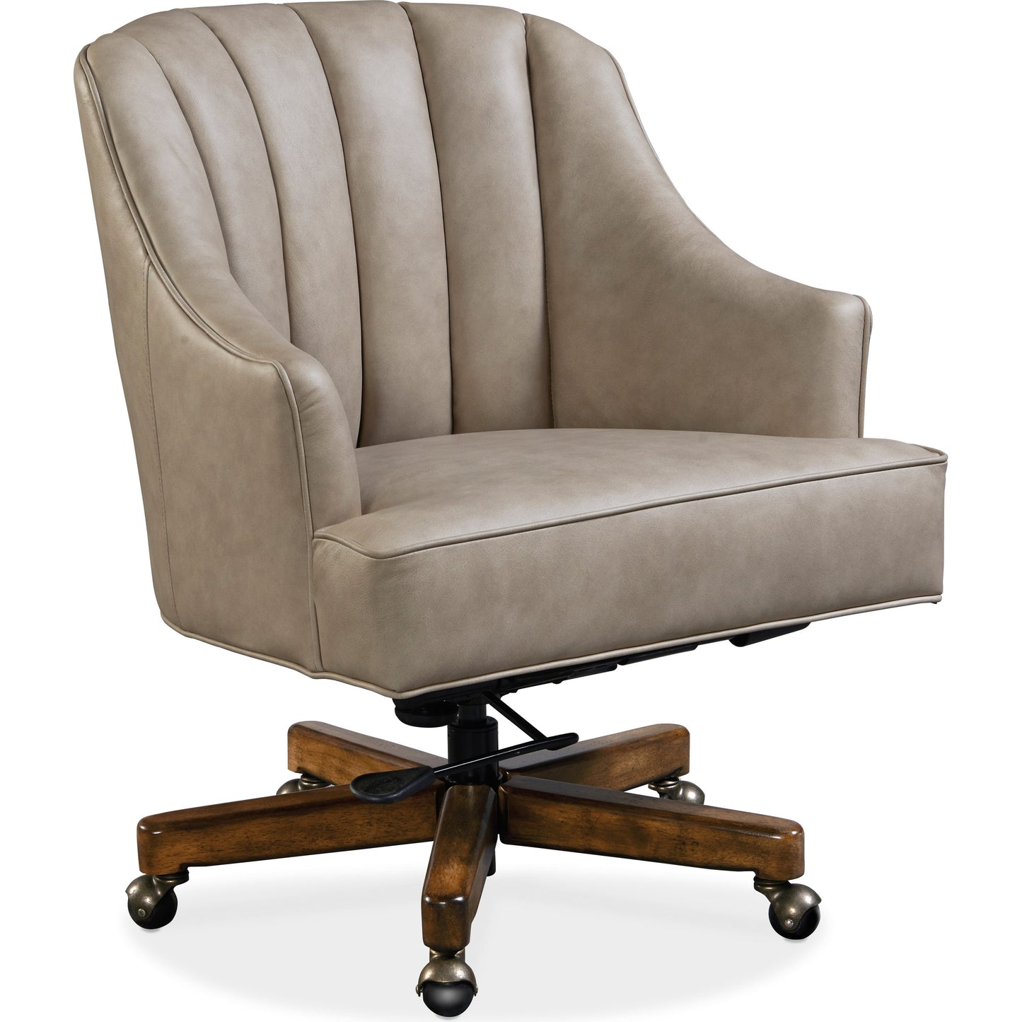 001 SI-1748950 | Additional Silo | Haider Executive Chair by Hooker Furniture in beige and easy street document. Made from leather in a modern style.