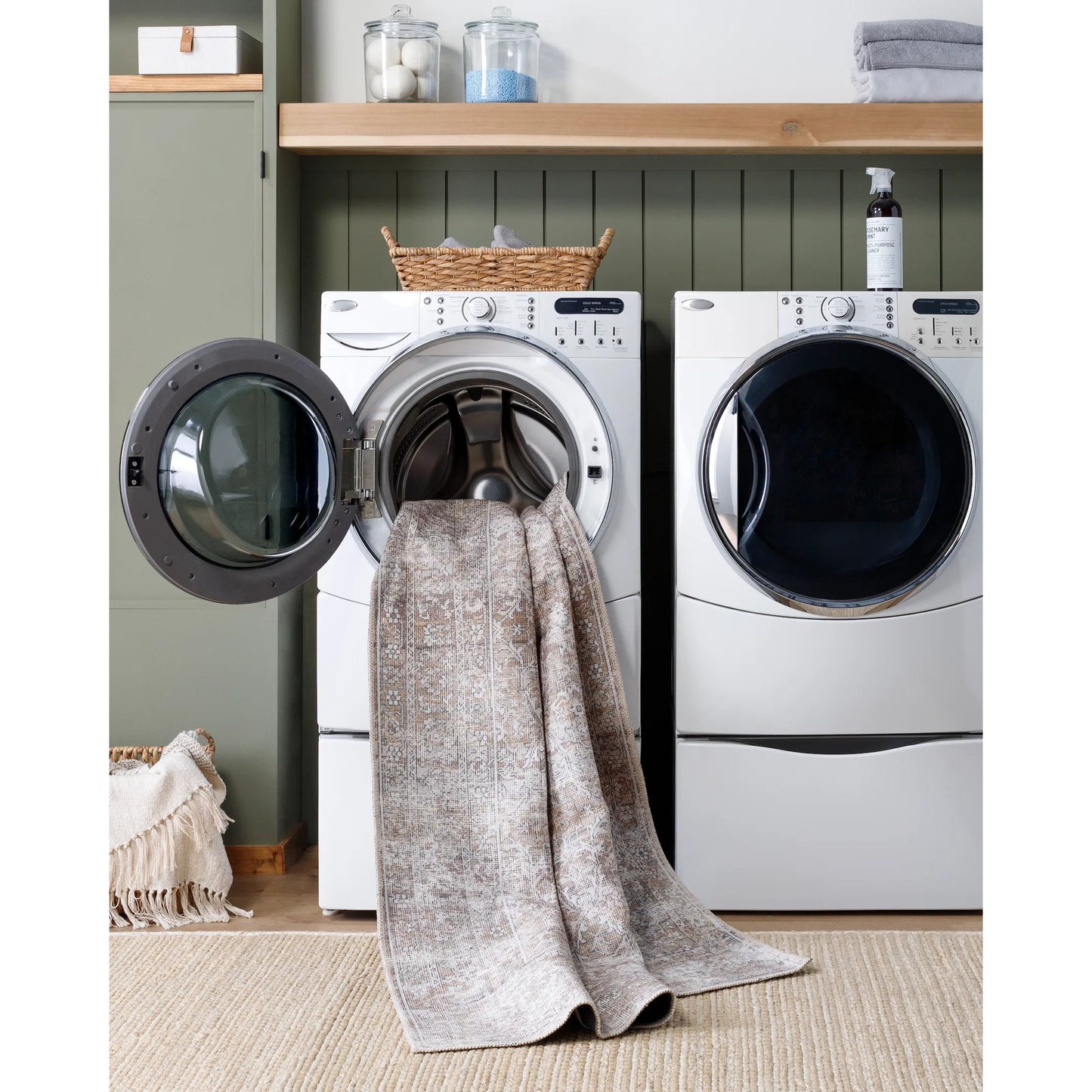 008 SI-2168294,SI-2168295,SI-2168296,SI-2168297,SI-2168298,SI-2168299,SI-2168300,SI-2168301,SI-2245650 | Lifestyle | Rainier Rug - 533561 by Our PNW Home x Livabliss in light brown, cream, camel, brown, dark brown. Made from polyester in a unique style.