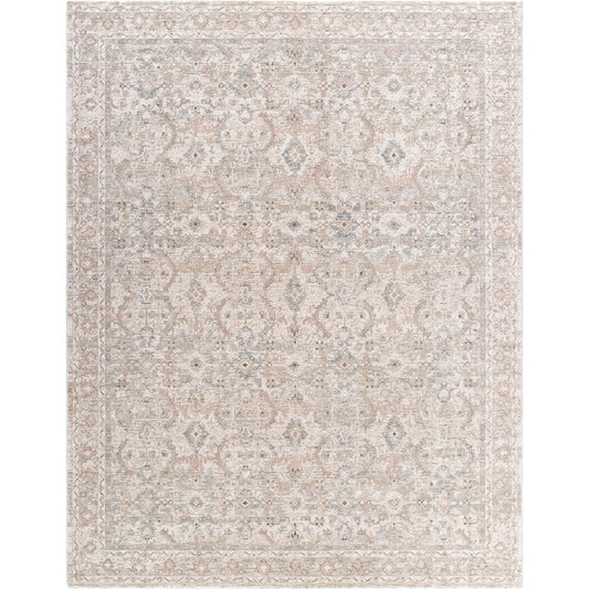 001 SI-2244765 | Primary Silo | Poetry POI-2304 Rug by Livabliss in light slate, cream, sage, slate, tan. Made from polyester in a unique style.