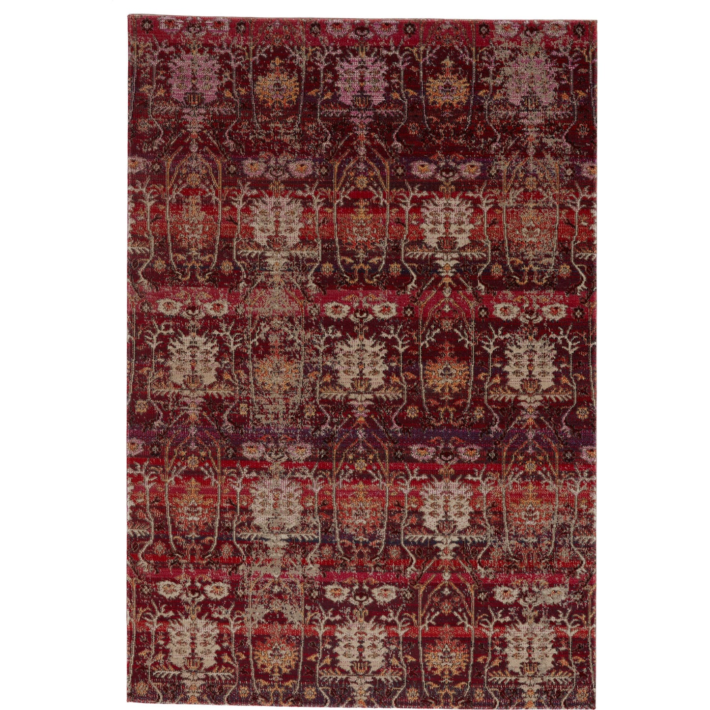 001 SI-1717711 | Primary Silo | Polaris POL48 Indoor/Outdoor Rug by Jaipur Living in red, beige. Made from 100% polypropylene in a unique style.