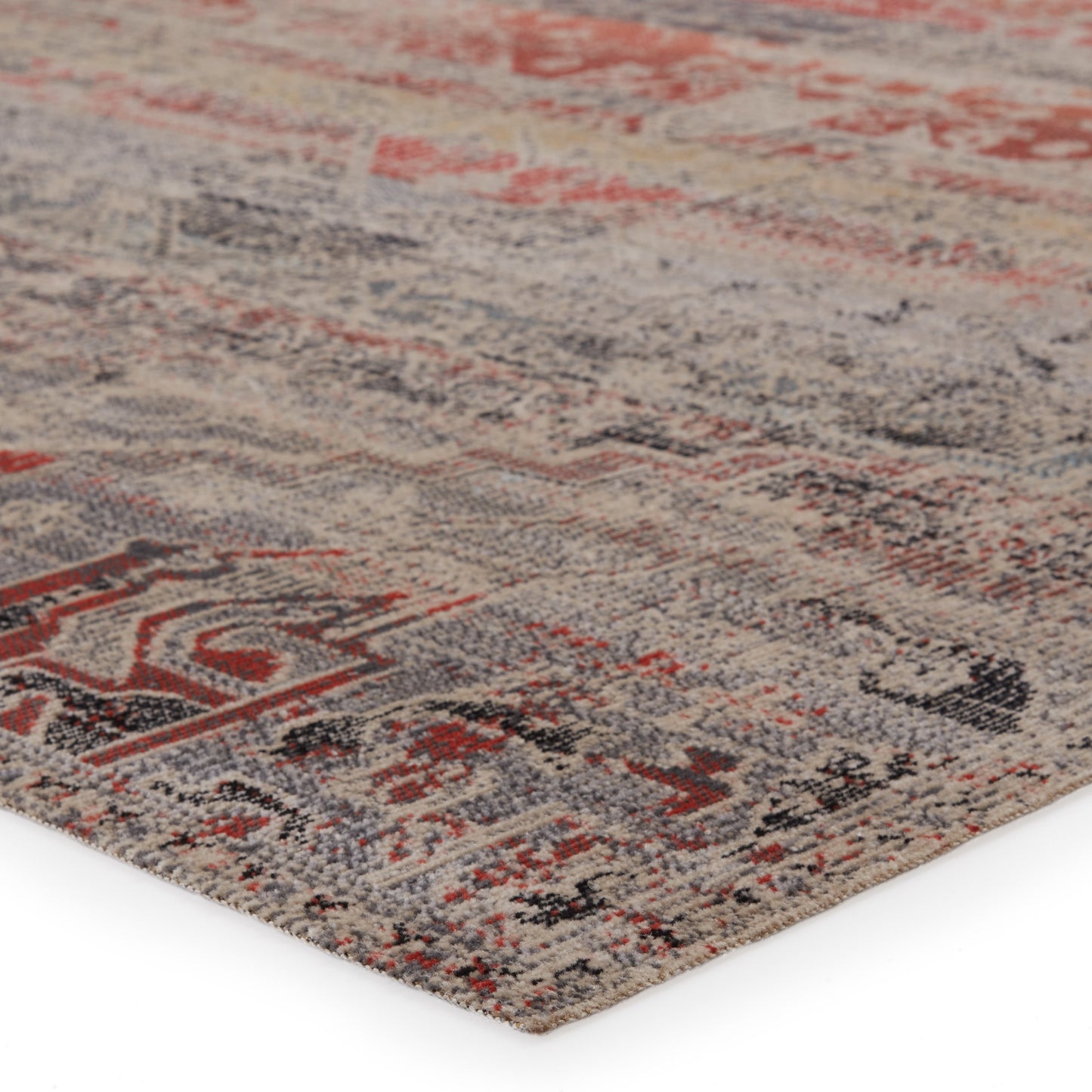 003 SI-1717416,SI-1717417,SI-1717418,SI-1717421 | Closeup | Polaris POL49 Indoor/Outdoor Rug by Jaipur Living in multicolor, beige. Made from 100% polypropylene in a unique style.