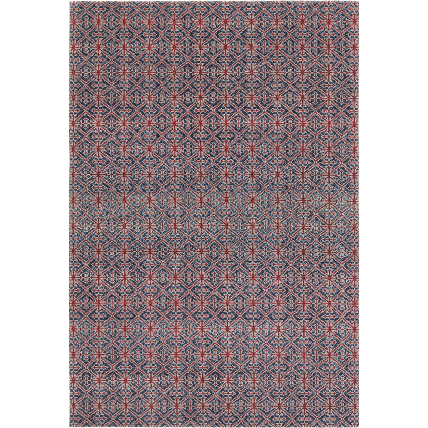 001 SI-2077582,SI-2077583,SI-2077584,SI-2077585,SI-2077586,SI-2077587,SI-2077588 | Primary Silo | Polaris POL52 Indoor/Outdoor Rug by Jaipur Living in red, navy. Made from 100% polypropylene in a unique style.