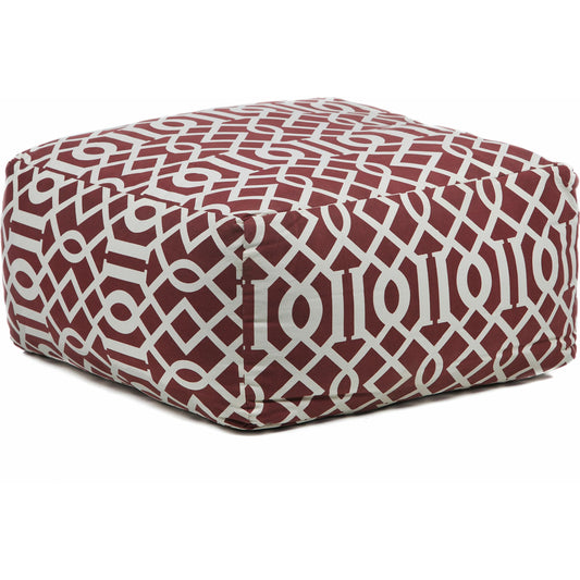 Pouf POU-110 by Chandra. Made from outer: cotton, filling: cotton in a eclectic & global style.