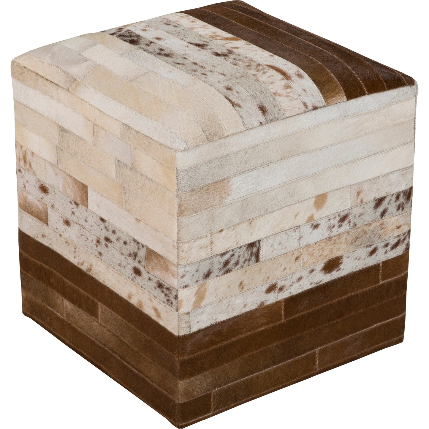 001 O-SURYA-POUF-237 | Additional Silo | Appalachian - 14013 by Livabliss. Made from 100% hair on hide in a modern style.
