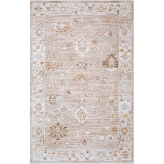 000 SI-2631502,SI-2631503,SI-2631504,SI-2631505,SI-2631506 | Primary Silo | Pierre Loti PPL-2300 Rug by Livabliss in light beige, off-white, brown, light gray, dark brown. Made from polyester in a unique style.