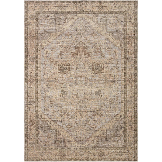 Priscilla PRL-07 Rug by Loloi in beige, earth. Made from 100% polyester in a unique style.