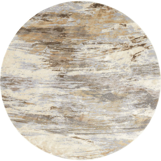 Parker Transitional Rug - 3704F by Feizy in ivory, tan, brown. Made from viscose, polyester in a unique style.
