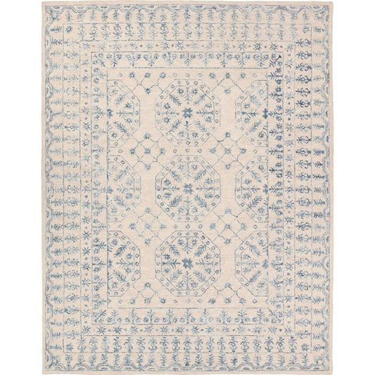 001 SI-2354796,SI-2354797,SI-2354798,SI-2354799,SI-2354800 | Primary Silo | Province PRO07 Rug by Jaipur Living in ivory, blue. Made from 100% wool in a unique style.