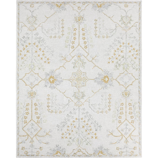 001 SI-2531351,SI-2531352,SI-2531353,SI-2531354,SI-2531355,SI-2531356 | Primary Silo | Province PRO12 Rug by Jaipur Living in ivory, white, yellow, gold. Made from 100% wool in a unique style.
