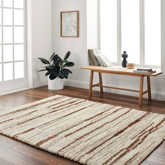 Primo Rug - 473366 by Livabliss in ivory, light beige, oatmeal, light brown, brown, tan. Made from face: 100% polyester, warp: 100% polyester in a unique style.