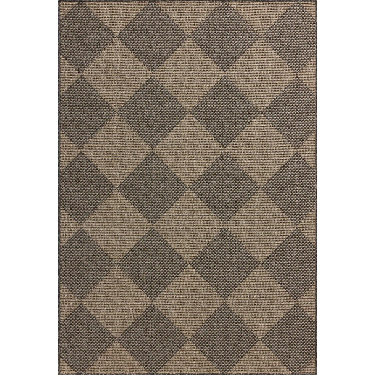001 SI-2352157,SI-2352158,SI-2352159,SI-2352160,SI-2352161,SI-2352162,SI-2352163,SI-2352164,SI-2352165,SI-2352166 | Primary Silo | Providence PRC-04 Outdoor Rug by Chris Loves Julia x Loloi in graphite, sand. Made from 100% polypropylene in a unique style.