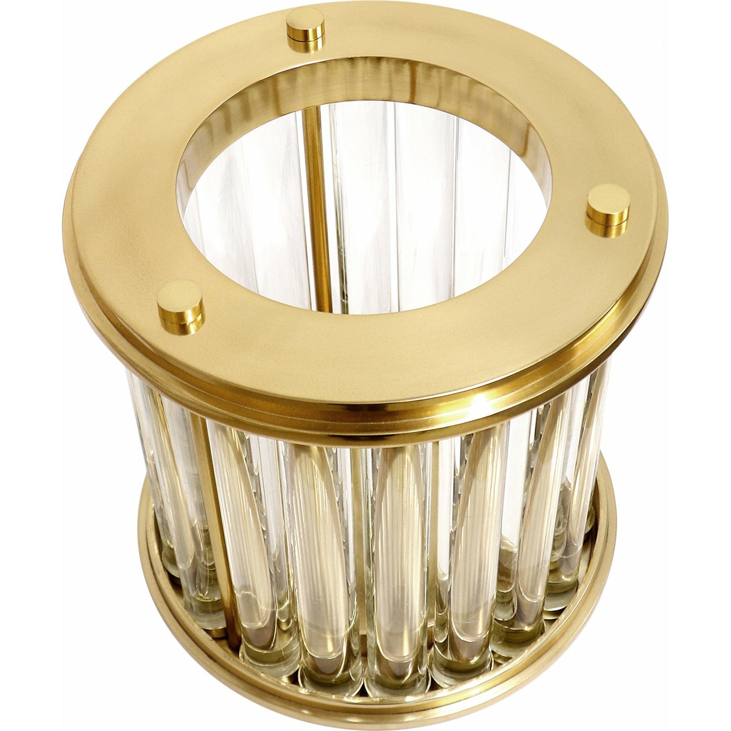003 SI-1718092 | Additional Silo | Calypso Hurricane by Pasargad Home in clear and clear. Made from lucite, steel in a modern style.