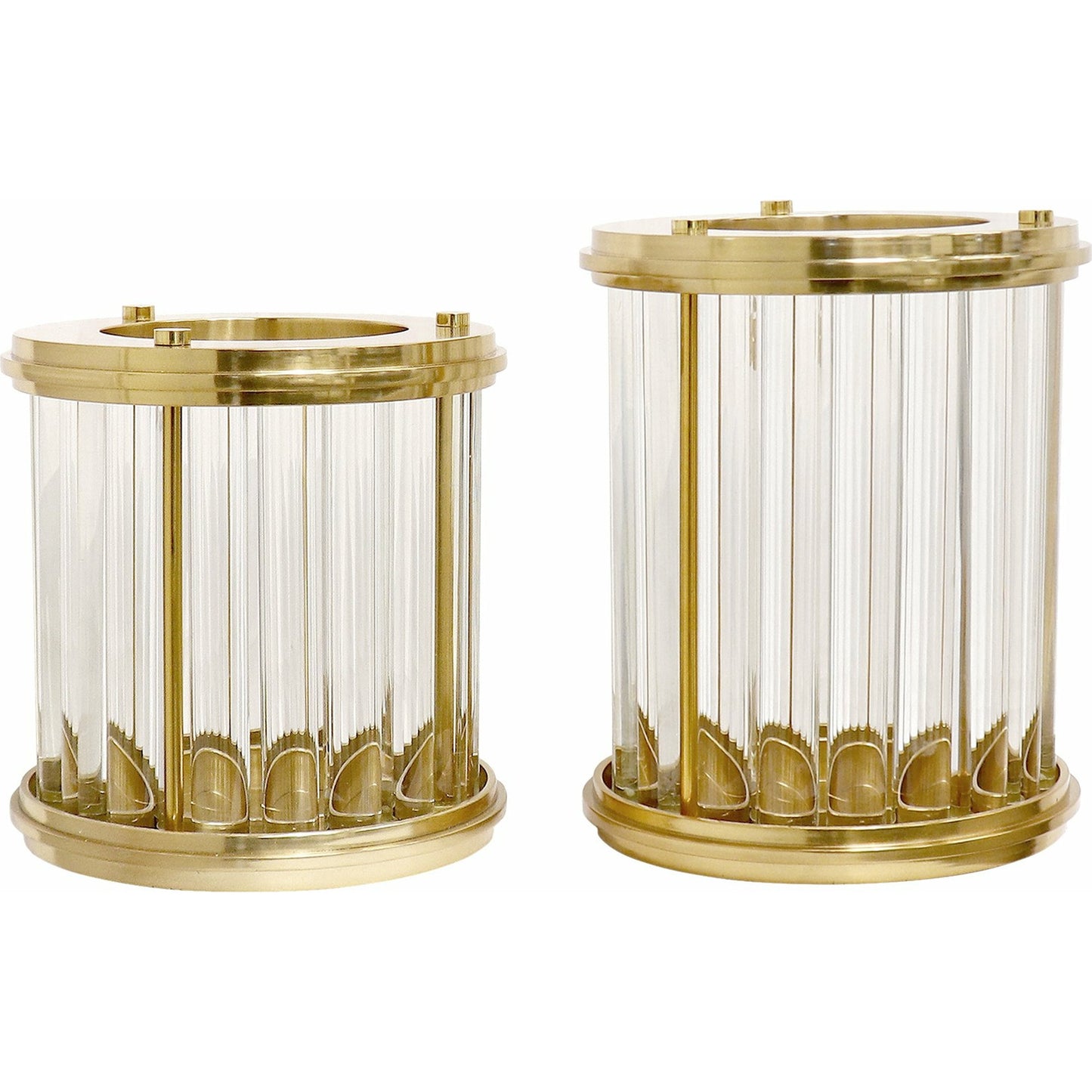 002 SI-1718092 | Additional Silo | Calypso Hurricane by Pasargad Home in clear and clear. Made from lucite, steel in a modern style.