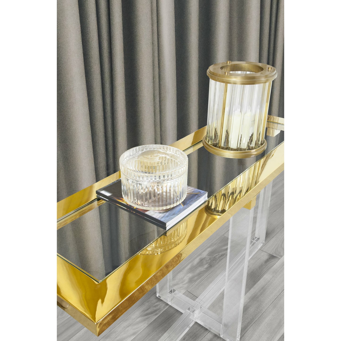 011 SI-1718092 | Additional Silo | Calypso Hurricane by Pasargad Home in clear and clear. Made from lucite, steel in a modern style.
