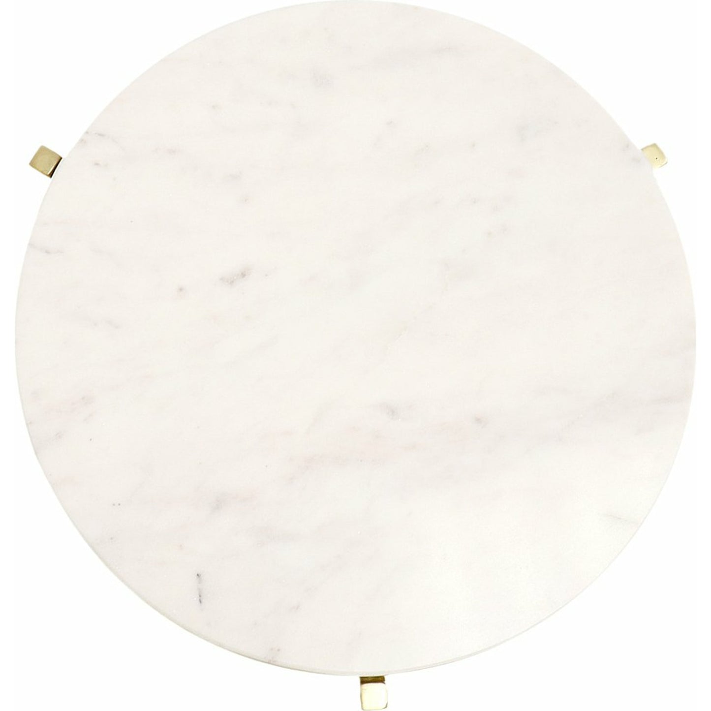 004 SI-1718094 | Additional Silo | Carina Side Table by Pasargad Home in gold. Made from marble, steel in a transitional style.