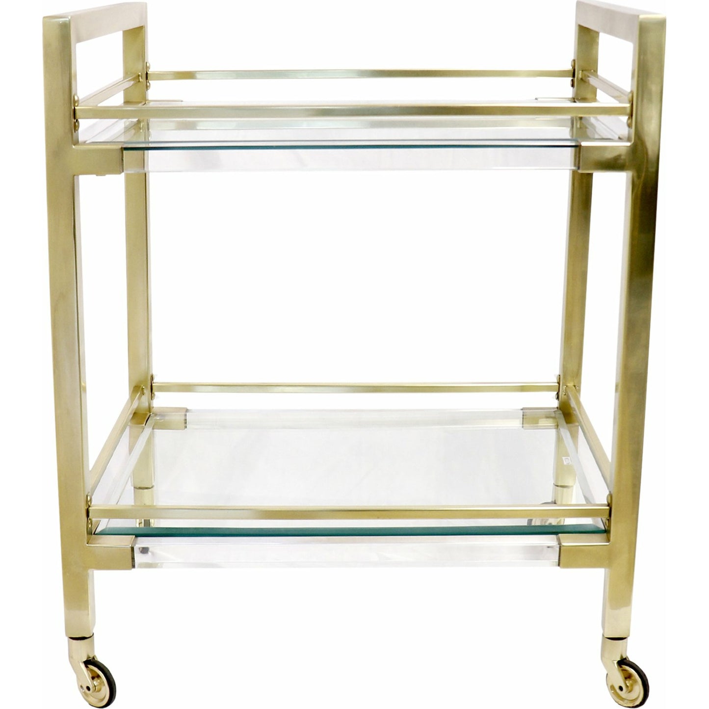 002 SI-1718086 | Additional Silo | Baylor Serving Table by Pasargad Home in brass. Made from lucite, steel in a unique style.