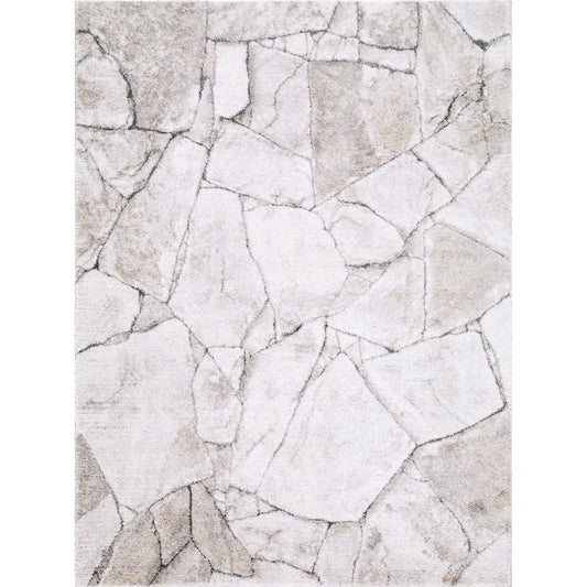 000 SI-2631465,SI-2631466,SI-2631467,SI-2631468 | Primary Silo | Portofino PTF-2327 Rug by Livabliss in ivory, silver gray, light brown, taupe, medium gray. Made from polypropylene, polyester in a unique style.