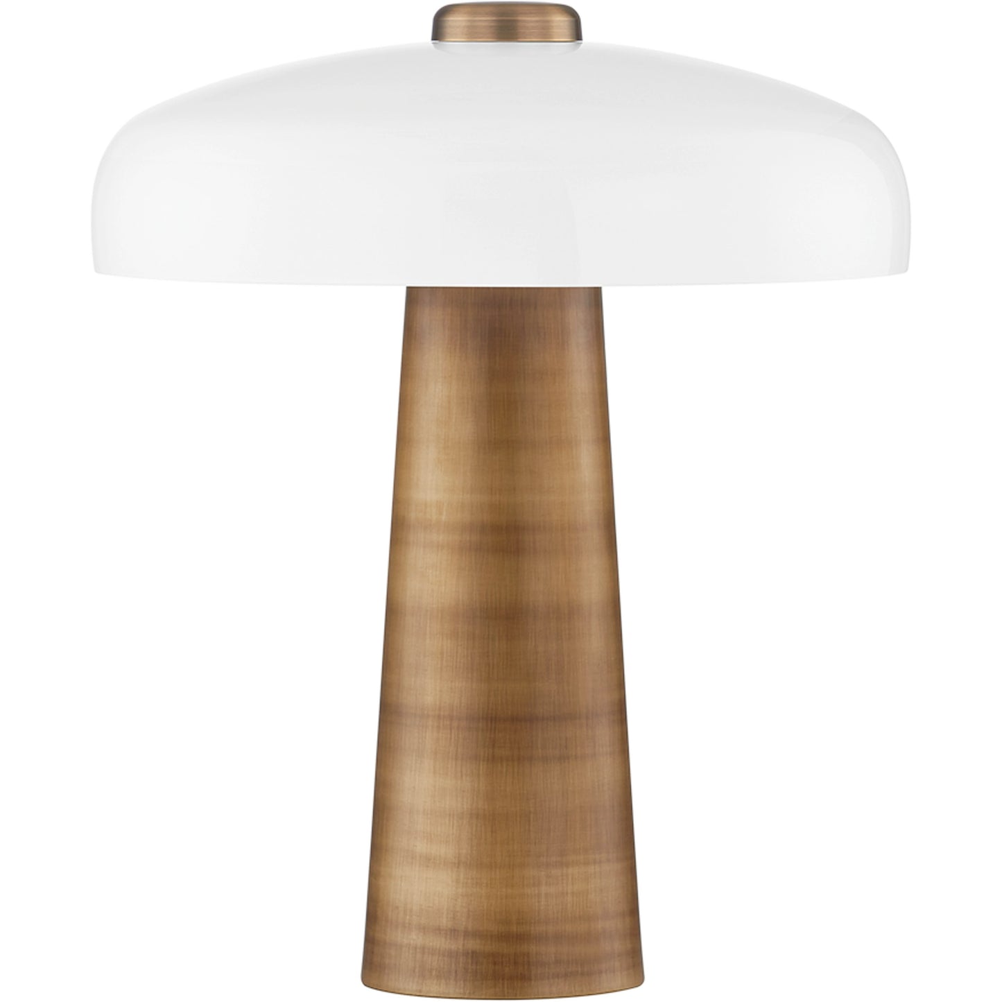 001 SI-2055150 | Primary Silo | Lush Table Lamp by Troy in patina brass. Made from brass in a modern style.
