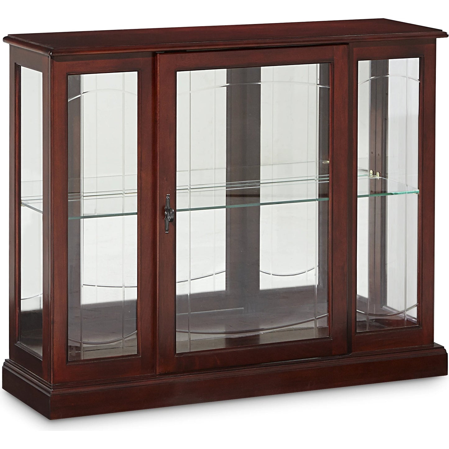 004 SI-2155473 | Additional Silo | Curio Console by Pulaski Furniture in cherry brown. Made from select hardwoods in a traditional style.