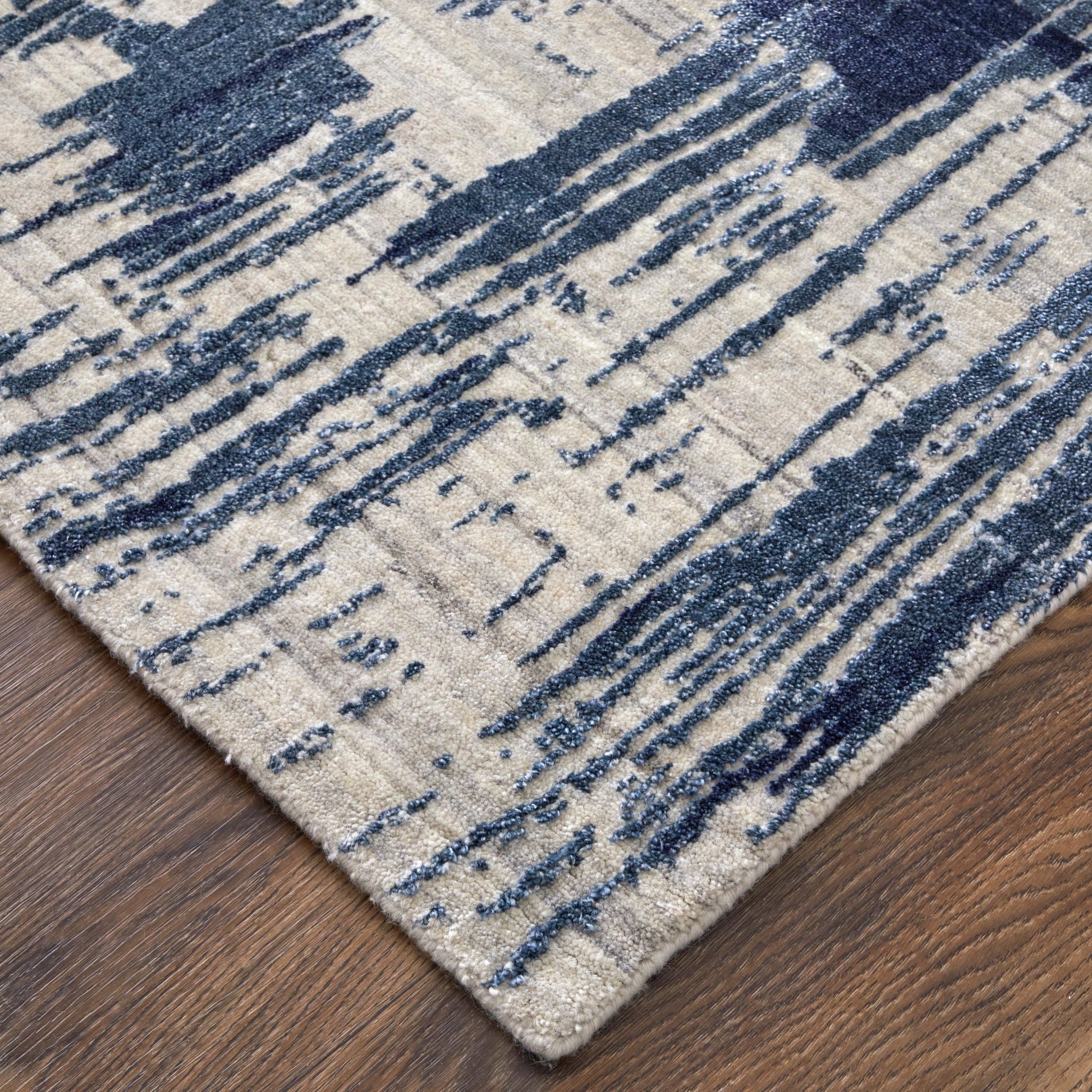 Eastfield Rug - 69AGF by Feizy in blue, ivory. Made from wool, viscose in a unique style.