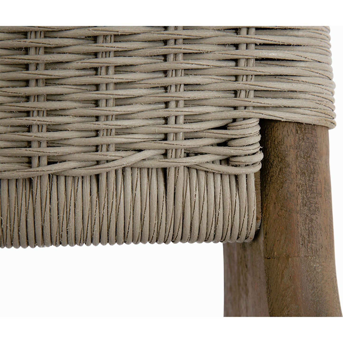 005 SI-2167243 | Closeup | Coastal Outdoor Teak Cushionless Accent Chair by Sunset West in teak. Made from teak in a coastal style.