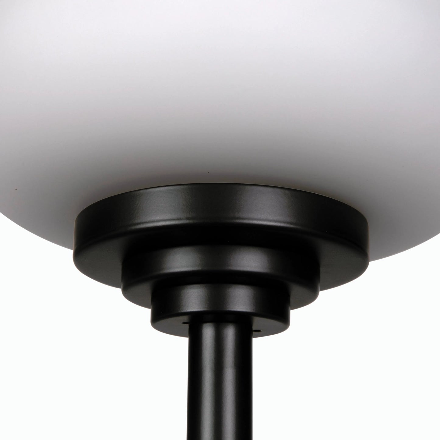 002 SI-2189431 | Unknown | Charlotte Lamp by Noir in matte black. Made from industrial steel and frosted glass in a modern style.
