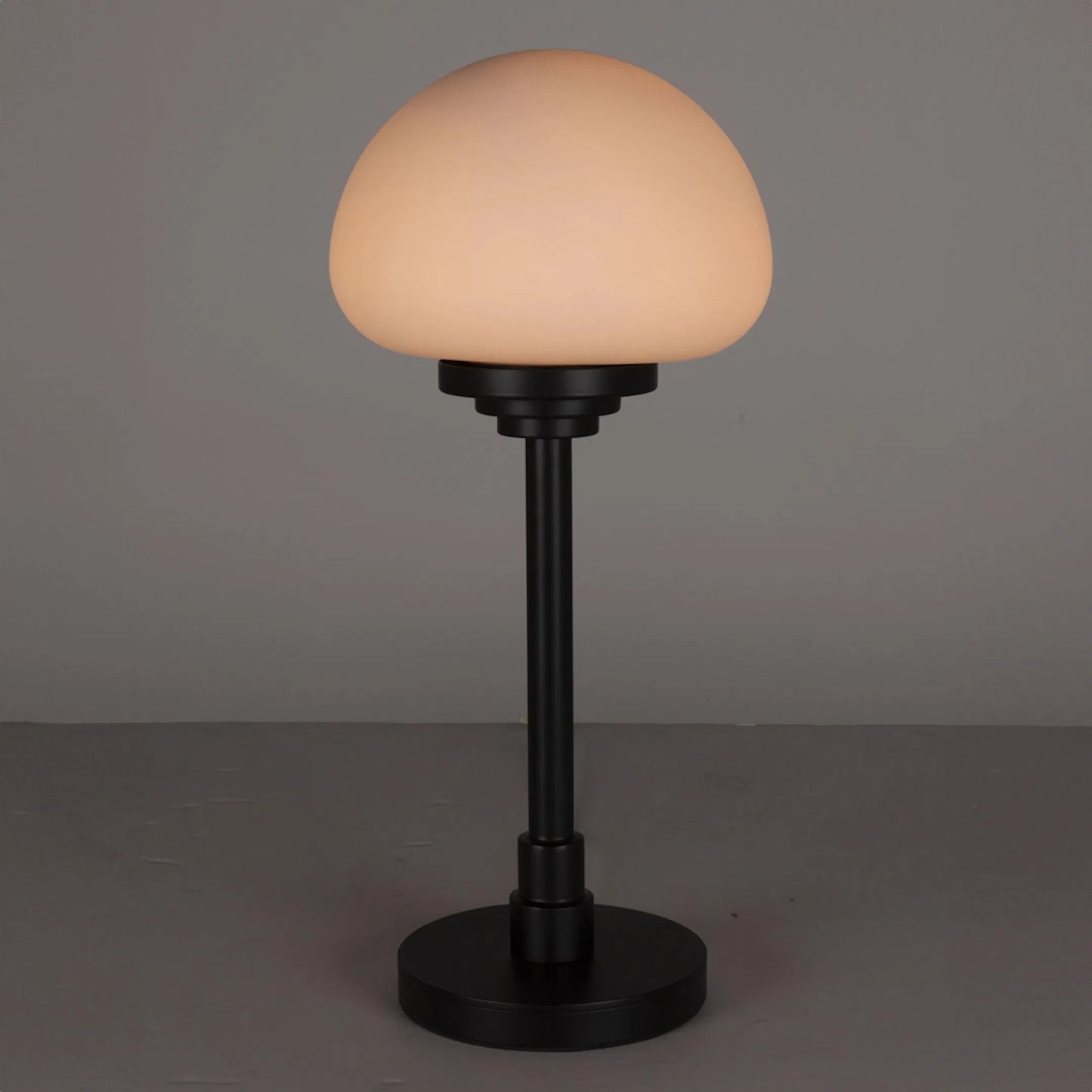 005 SI-2189431 | Unknown | Charlotte Lamp by Noir in matte black. Made from industrial steel and frosted glass in a modern style.