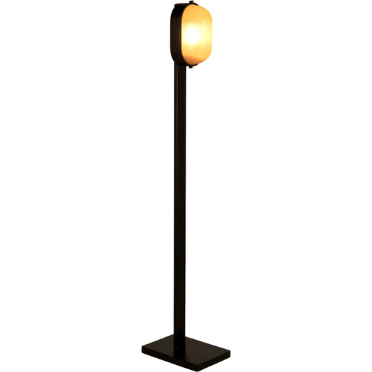 001 SI-2536863 | Primary Silo | Subway Floor Lamp by Noir in matte black. Made from iron, frosted glass in a unique style.