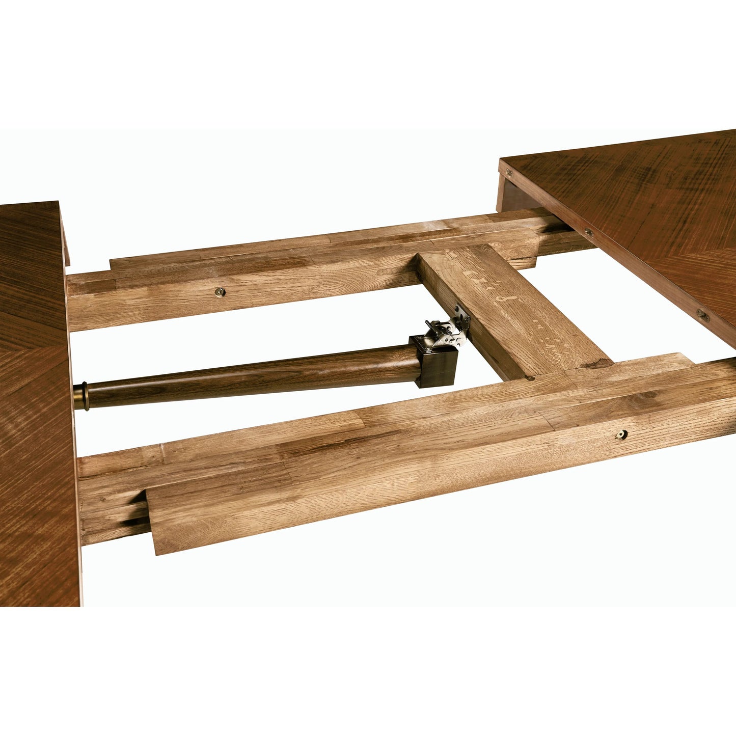 014 SI-1991091 | Closeup | Toulouse Walnut Dining Table by Jonathan Charles in walnut. Made from walnut quarter figured veneer in a modern style.