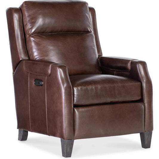 Nelson Power Recliner with Power Headrest by Hooker Furniture in dark wood. Made from unique in a traditional style.