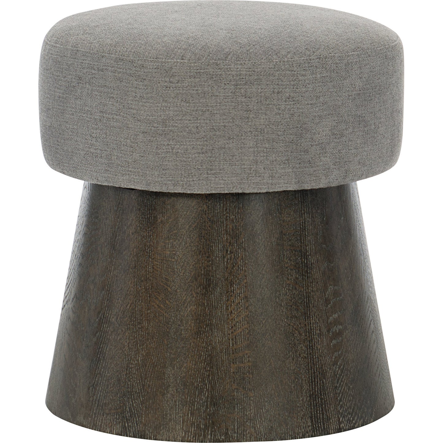 001 SI-1711405 | Additional Silo | Linea Round Bench by Bernhardt. Made from white oak veneers, fabric in a unique style.