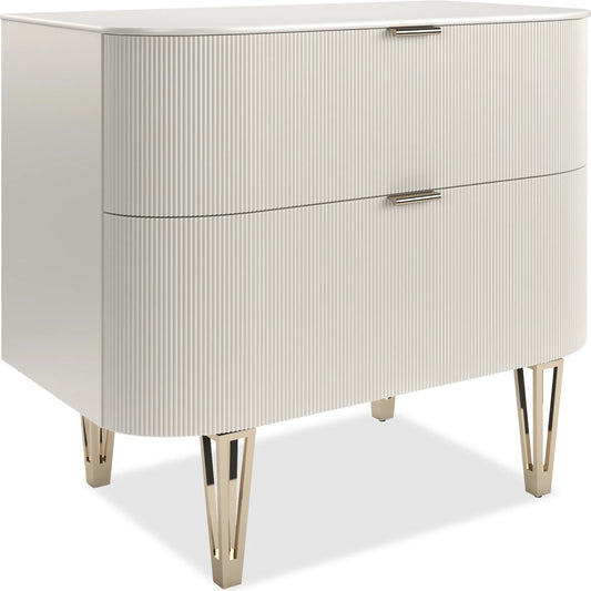 001 SI-2250627 | Primary Silo | True Love 2-Drawer Nightstand by Caracole. Made from birch in a transitional style.