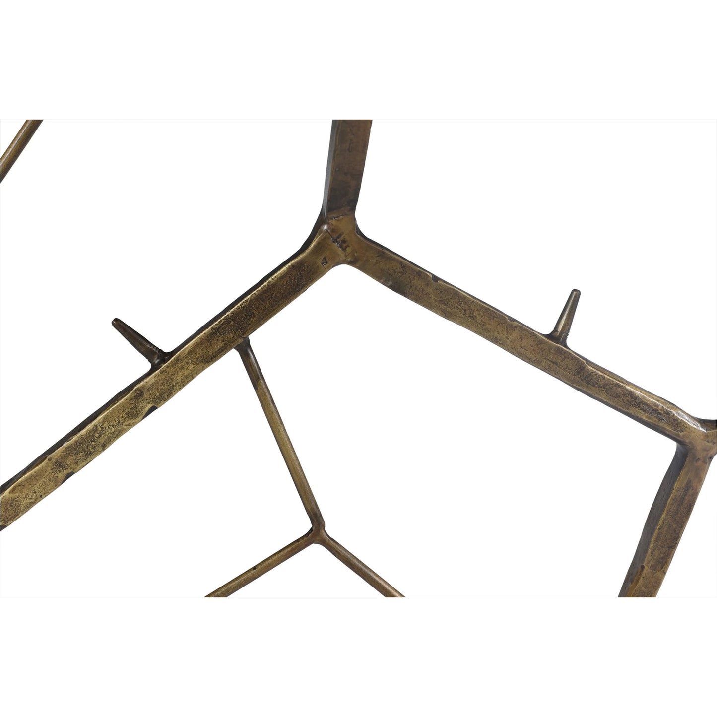 004 SI-2253895 | Closeup | Nate Slate Console Table by Moe's Home Collection. Made from slate stone, iron base in a modern style.